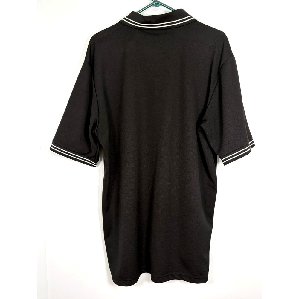 Smitty Men's Black Polo Short Sleeve Shirt Size Large - Picture 2 of 9